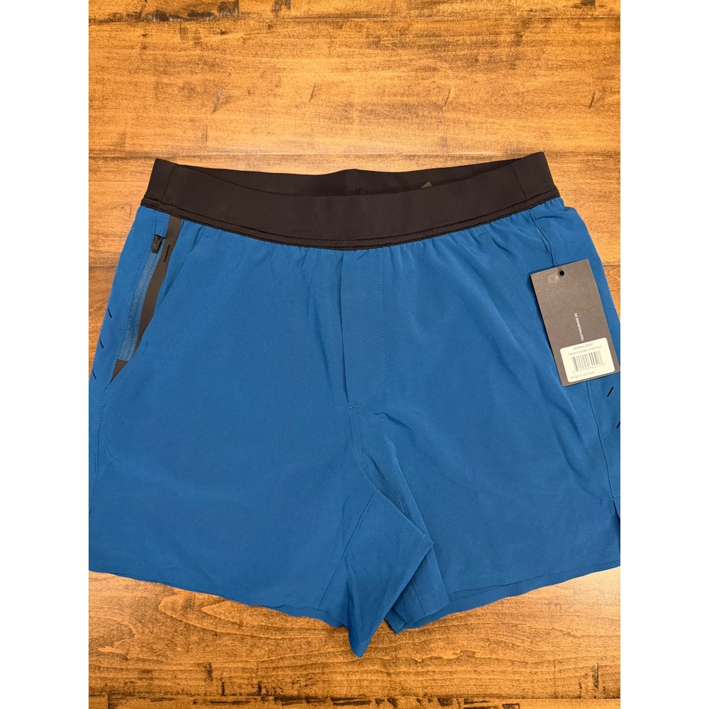 Ten Thousand Interval Short 5 Inch Liner Mens Small Stellar Blue NEW